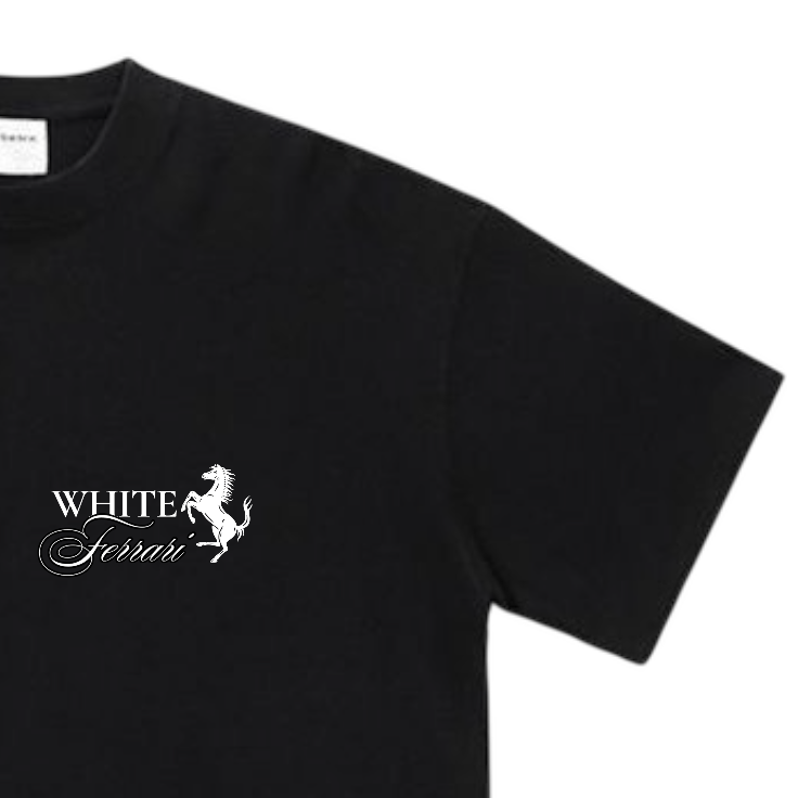 White Ferrari tee